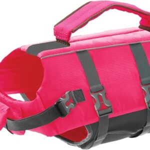 Outward Hound Granby Splash Pink Dog Life Jacket